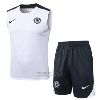 Chandal del Chelsea Sin Mangas 2025-2026 Blanco