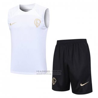 Chandal del Corinthians Sin Mangas 2023-2024 Blanco