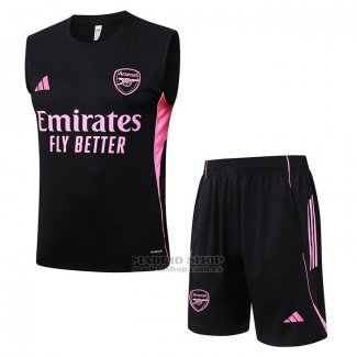 Chandal del Inter Miami Sin Mangas 2025-2026 Negro Rosa