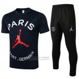 Chandal del Paris Saint-Germain Manga Corta 2021-22 Negro