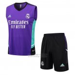 Chandal del Real Madrid Sin Mangas 2023-2024 Purpura