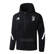 Chaqueta con Capucha del Juventus 2025-2026 Negro