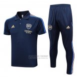 Conjunto Polo del Arsenal 2023-2024 Azul