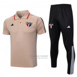 Conjunto Polo del Sao Paulo 2023-2024 Amarillo