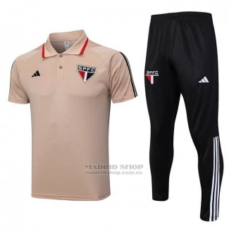 Conjunto Polo del Sao Paulo 2023-2024 Amarillo