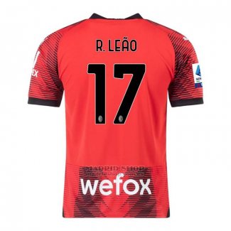 Camiseta AC Milan Jugador R.Leao 1ª 2023-2024