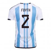 Camiseta Argentina Jugador Foyth 1ª 2022