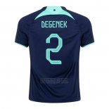 Camiseta Australia Jugador Degenek 2ª 2022