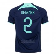 Camiseta Australia Jugador Degenek 2ª 2022