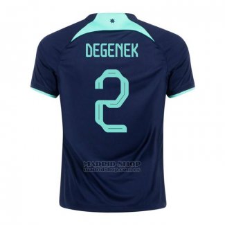 Camiseta Australia Jugador Degenek 2ª 2022