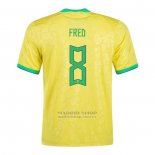 Camiseta Brasil Jugador Fred 1ª 2022
