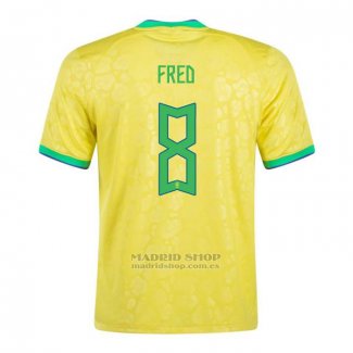 Camiseta Brasil Jugador Fred 1ª 2022