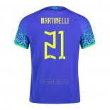 Camiseta Brasil Jugador Martinelli 2ª 2022