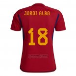 Camiseta Espana Jugador Jordi Alba 1ª 2022