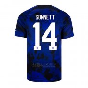 Camiseta Estados Unidos Jugador Sonnett 2ª 2022
