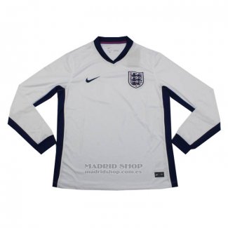 Camiseta Inglaterra 1ª Manga Larga 2024