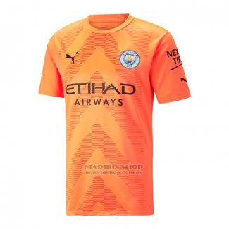 Camiseta Manchester City Portero 2022-2023 Naranja