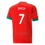 Camiseta Marruecos Jugador Ziyech 1ª 2022
