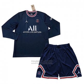 Camiseta Paris Saint-Germain 1ª Manga Larga Nino 2021-2022