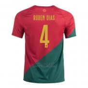 Camiseta Portugal Jugador Ruben Dias 1ª 2022