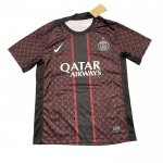 Camiseta Pre Partido del Paris Saint-Germain 2025-2026 Negro Rojo