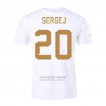 Camiseta Serbia Jugador Sergej 2ª 2022