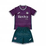 Camiseta Swansea City 2ª Nino 2025-2026