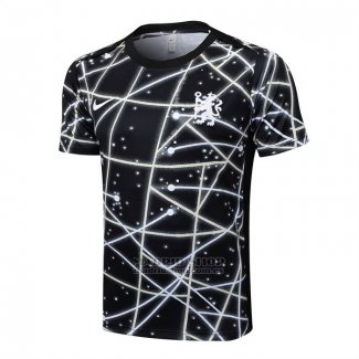 Camiseta de Entrenamiento Chelsea 2025-2026 Negro