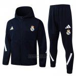 Chandal con Capucha del Real Madrid 2025-2026 Negro