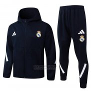 Chandal con Capucha del Real Madrid 2025-2026 Negro