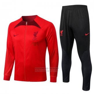 Chandal de Chaqueta del Liverpool Nino 2022-2023 Rojo