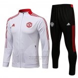 Chandal de Chaqueta del Manchester United 2021-22 Blanco