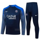 Chandal de Sudadera del Paris Saint-Germain 2025-2026 Azul