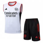 Chandal del AC Milan Sin Mangas 2025-2026 Blanco