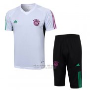 Chandal del Bayern Munich Manga Corta 2023-2024 Blanco - Pantalon Corto