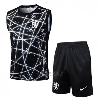 Chandal del Chelsea Sin Mangas 2025-2026 Negro