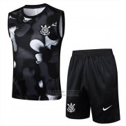 Chandal del Corinthians Sin Mangas 2025-2026 Negro
