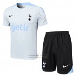 Chandal del Tottenham Hotspur Manga Corta 2024-2025 Gris - Pantalon Corto