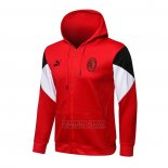 Chaqueta con Capucha del AC Milan 2021-2022 Rojo