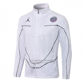 Chaqueta del Paris Saint-Germain Jordan 2021-2022 Blanco