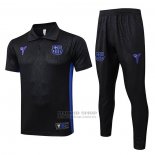 Conjunto Polo del Barcelona 2025-2026 Negro