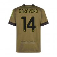 Camiseta AC Milan Jugador Bakayoko 3ª 2022-2023