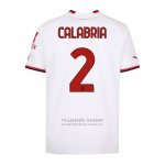 Camiseta AC Milan Jugador Calabria 2ª 2022-2023