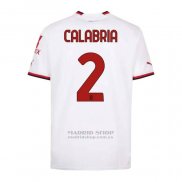 Camiseta AC Milan Jugador Calabria 2ª 2022-2023