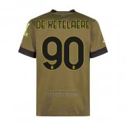 Camiseta AC Milan Jugador De Ketelaere 3ª 2022-2023