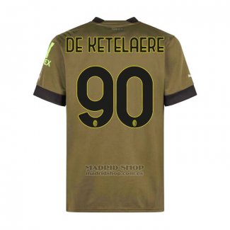 Camiseta AC Milan Jugador De Ketelaere 3ª 2022-2023