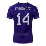 Camiseta Argentina Jugador Fernandez 2ª 2022