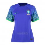 Camiseta Brasil 2ª Mujer 2022