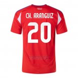 Camiseta Chile Jugador Ch.Aranguiz 1ª 2024