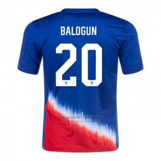 Camiseta Estados Unidos Jugador Balogun 2ª 2024